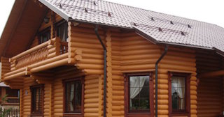 Строительство дома из оцилиндрованного бревна в Людиново - от 133731 рублей