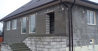 Фасад из газобетона для дома в Людиново - Строй-Люд, качественная отделка от 2058 руб.